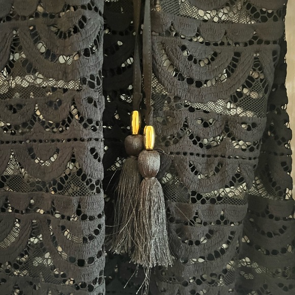 PilyQ coverup, black, long sleeve - Picture 4 of 9